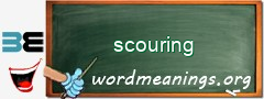 WordMeaning blackboard for scouring